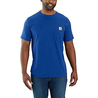 Carhartt Men's Lemongrass Carhartt Force® Relaxed Fit Midweight Short-Sleeve Pocket T-Shirt
