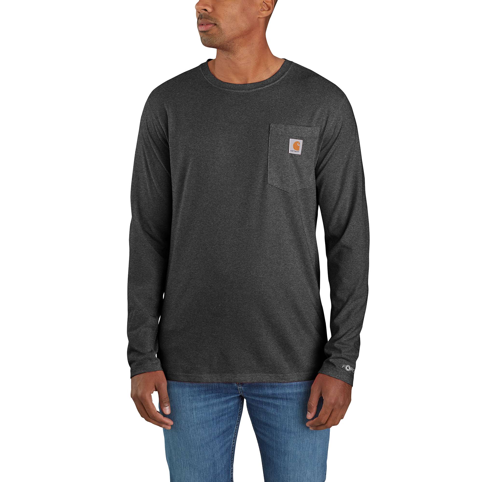 Force Relaxed Fit Midweight Long-Sleeve Pocket T-Shirt