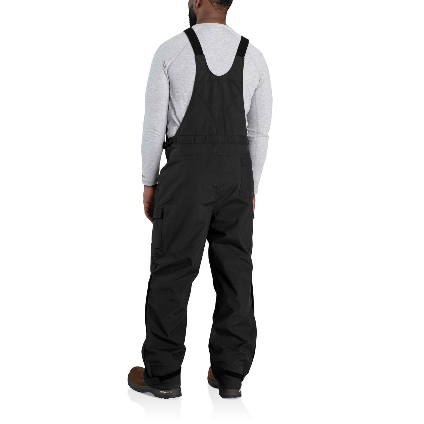 Мужской комбинезон Carhartt Shoreline Bib Overall, цвет: Чёрный — фото 2