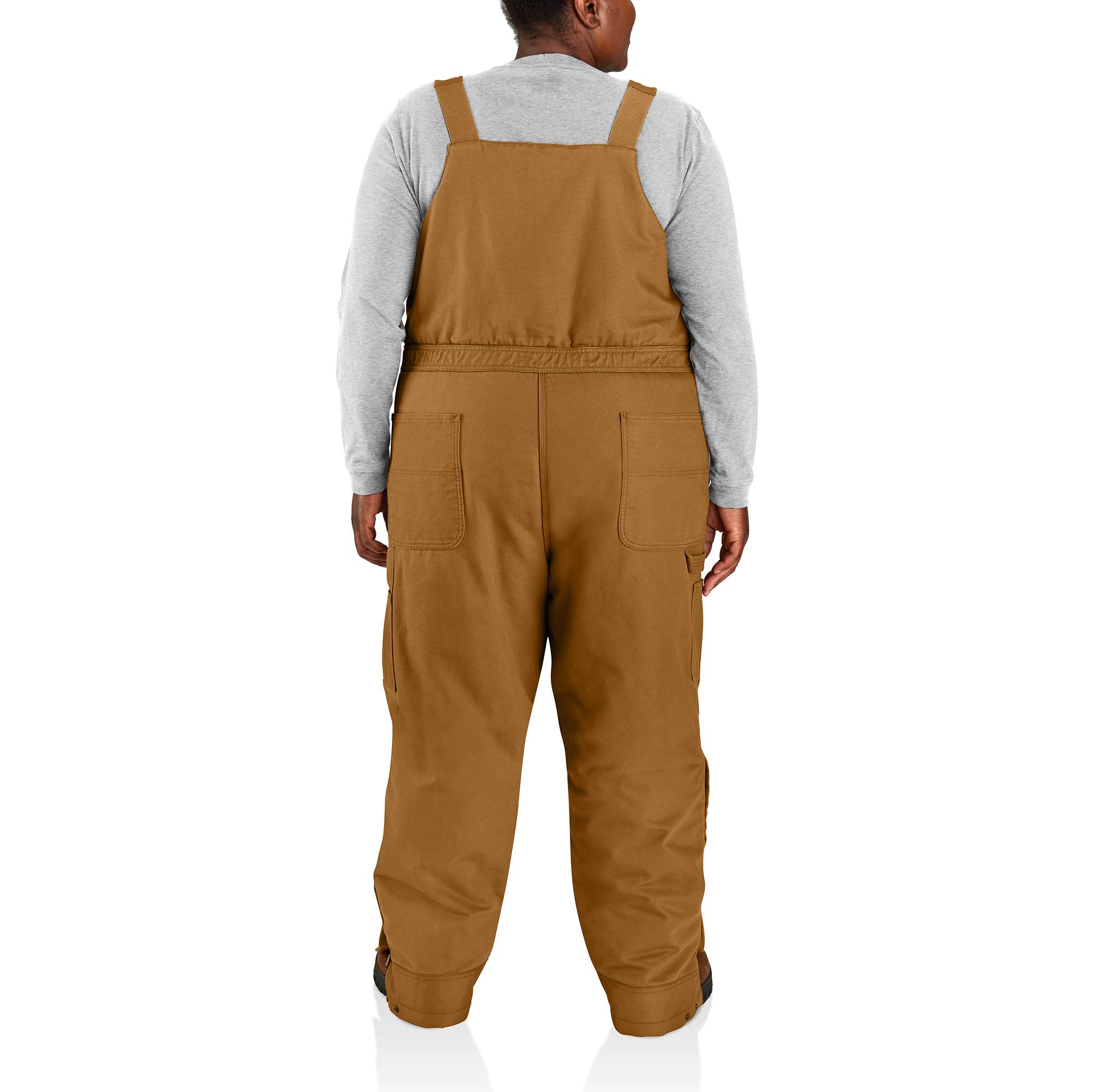 Additional thumbnail 4 of Women's Insulated Bib Overalls - Loose Fit - Washed Duck - 4 Extreme Warmth