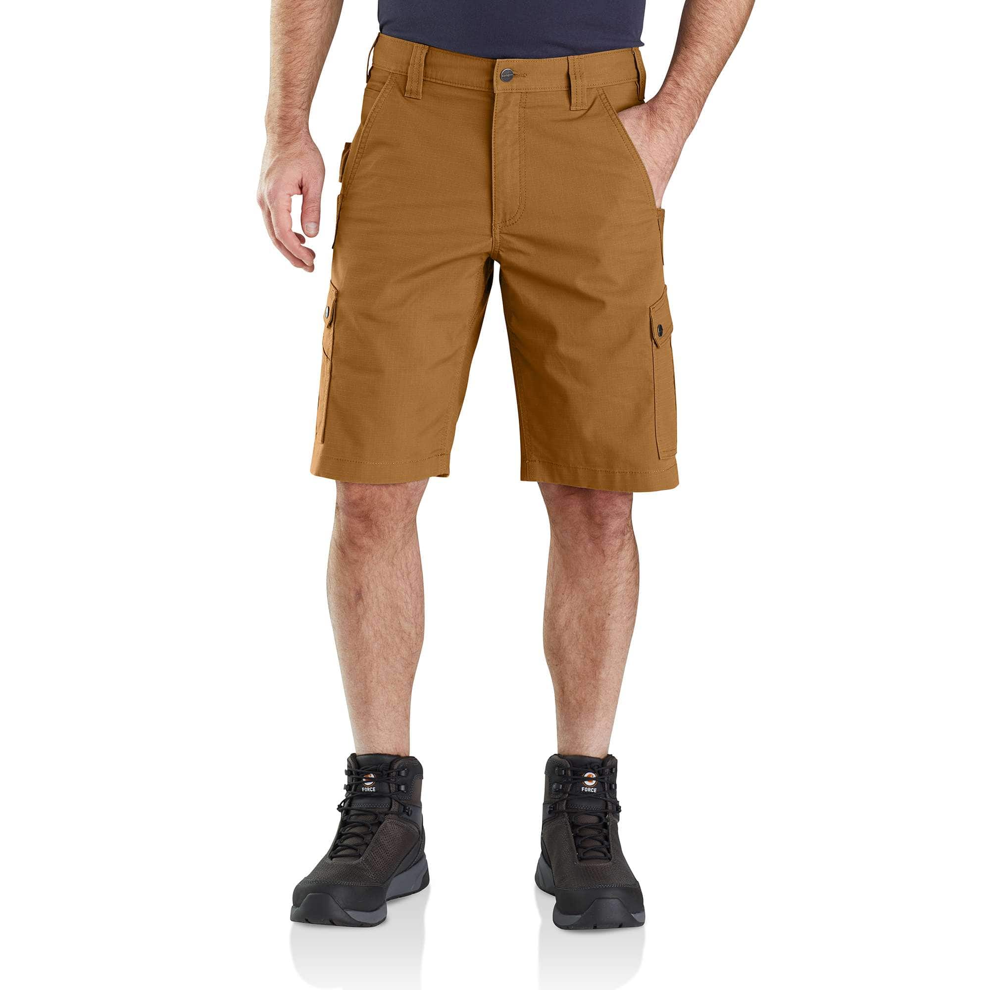 Bomgaars : Carhartt RUGGED FLEX® Relaxed Fit Canvas Utility Work Short :  Shorts