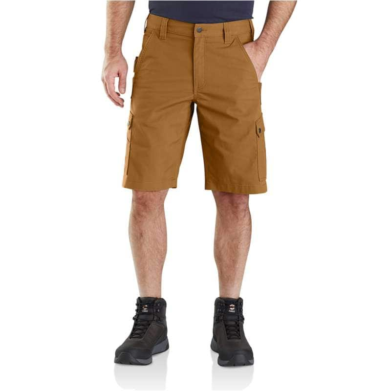 Carhartt  Carhartt Brown Rugged Flex® Relaxed Fit Ripstop Cargo Work Short