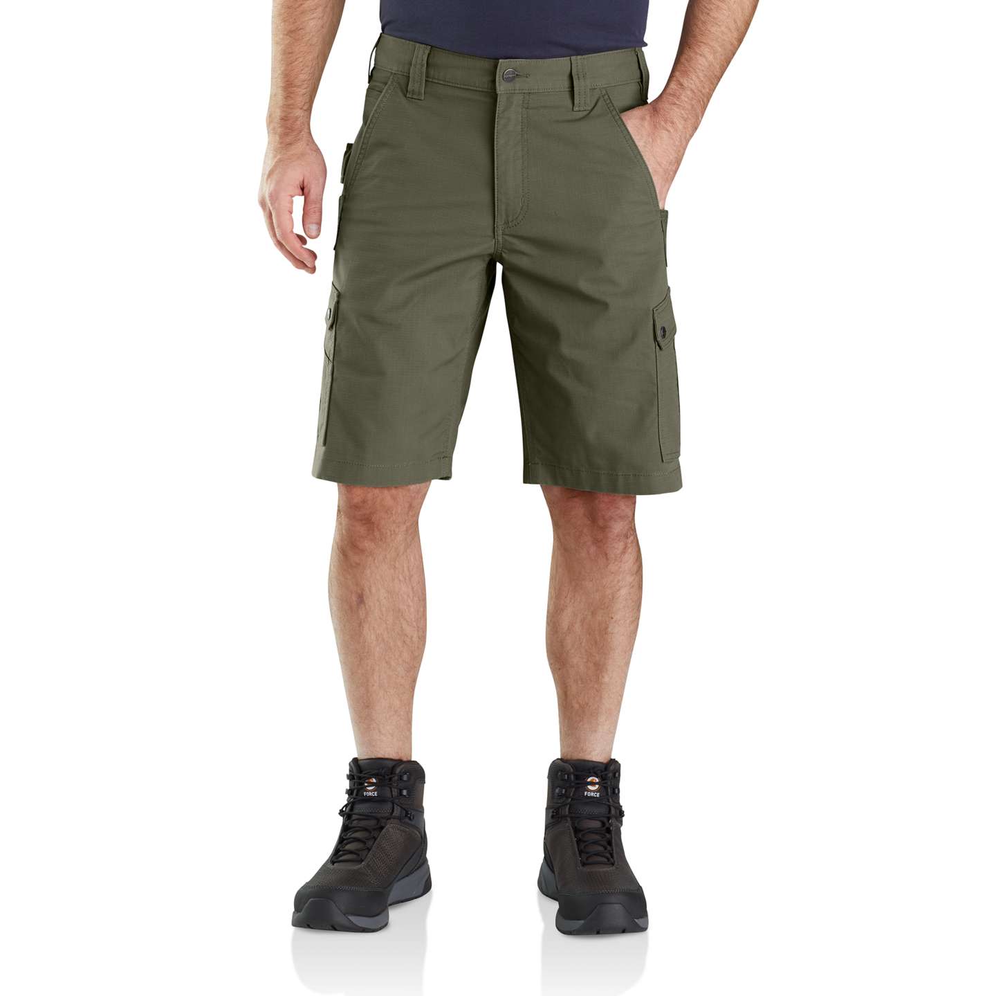 Мужские шорты Carhartt Relaxed 11" Ripstop Cargo, цвет: Basil — фото 1