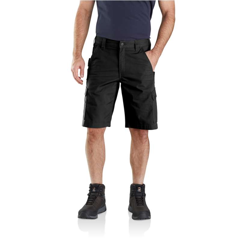 Carhartt  Black Rugged Flex® Relaxed Fit Ripstop Cargo Work Short