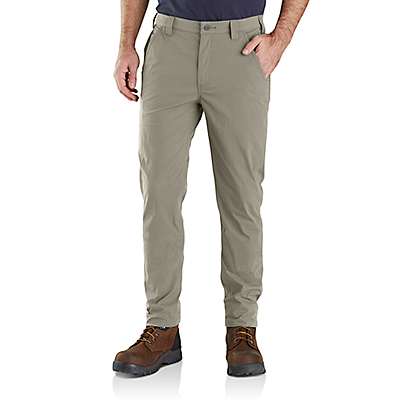 Carhartt Men's Greige Carhartt Force® Relaxed Fit Ripstop 5-Pocket Work Pant