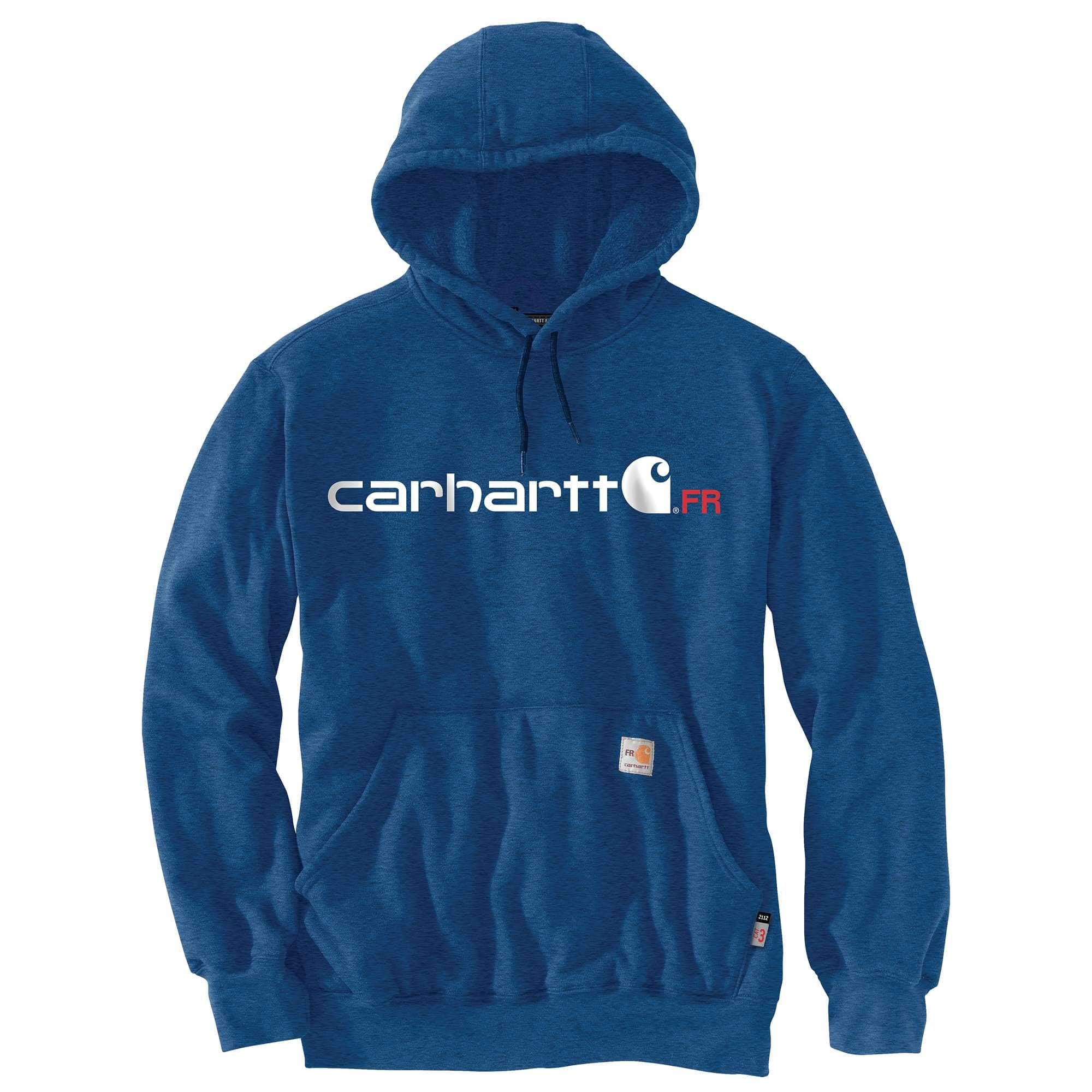 Flame Resistant Carhartt Force Loose Fit Midweight Hooded Logo