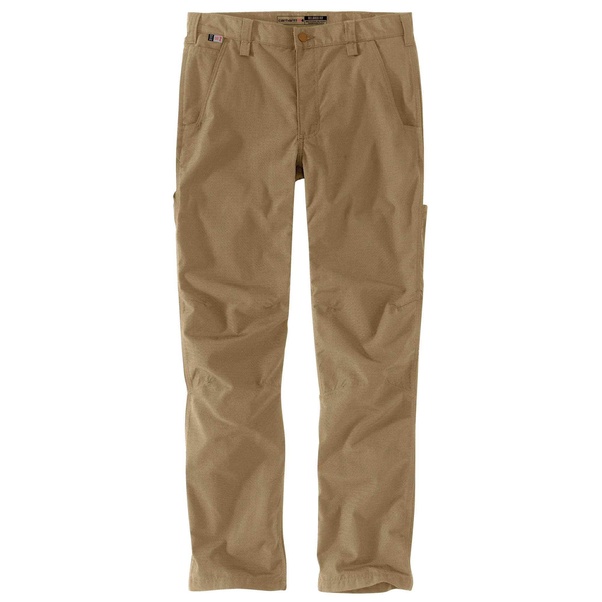 Carhartt Men's Deep Navy Flame-Resistant Carhartt Force® Relaxed Fit Ripstop Utility Work Pant