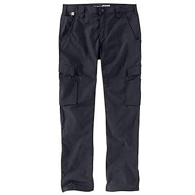 Carhartt Men's Deep Navy Flame-Resistant Carhartt Force® Relaxed Fit Ripstop Cargo Work Pant