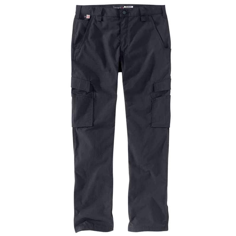 Carhartt  Deep Navy Flame-Resistant Carhartt Force® Relaxed Fit Ripstop Cargo Work Pant