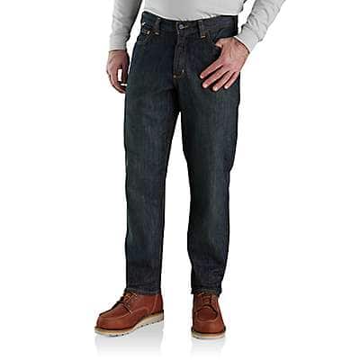 Carhartt Men's Midnight Sand Flame Resistant Force® Rugged Flex® Relaxed Fit 5-Pocket Jean
