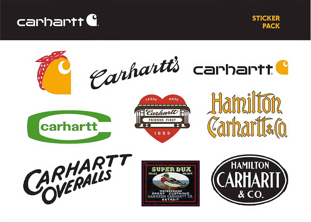 Unisex Carhartt Heritage Sticker Sheet 104798 | Carhartt