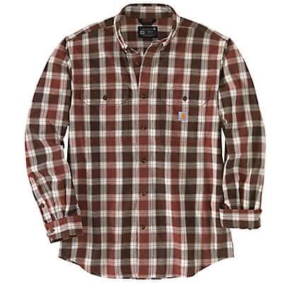 Carhartt Men's Mineral Red Loose Fit Midweight Chambray Long-Sleeve Shirt