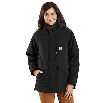 Carhartt Women's Black Women's Super Dux™ Relaxed Fit Insulated Traditional Coat
