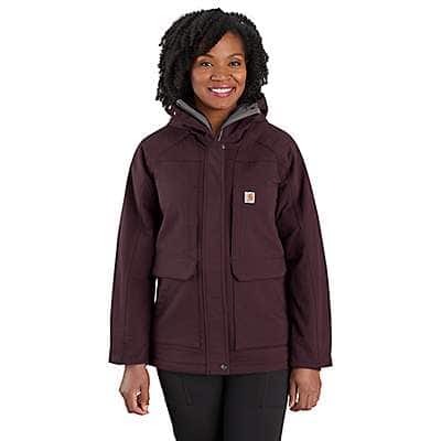 Carhartt Women's Blackberry Women's Super Dux™ Relaxed Fit Insulated Traditional Coat - 4 Extreme Warmth Rating
