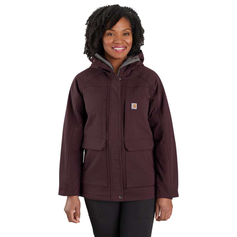 Carhartt  Blackberry Women's Super Dux™ Relaxed Fit Insulated Traditional Coat - 4 Extreme Warmth Rating