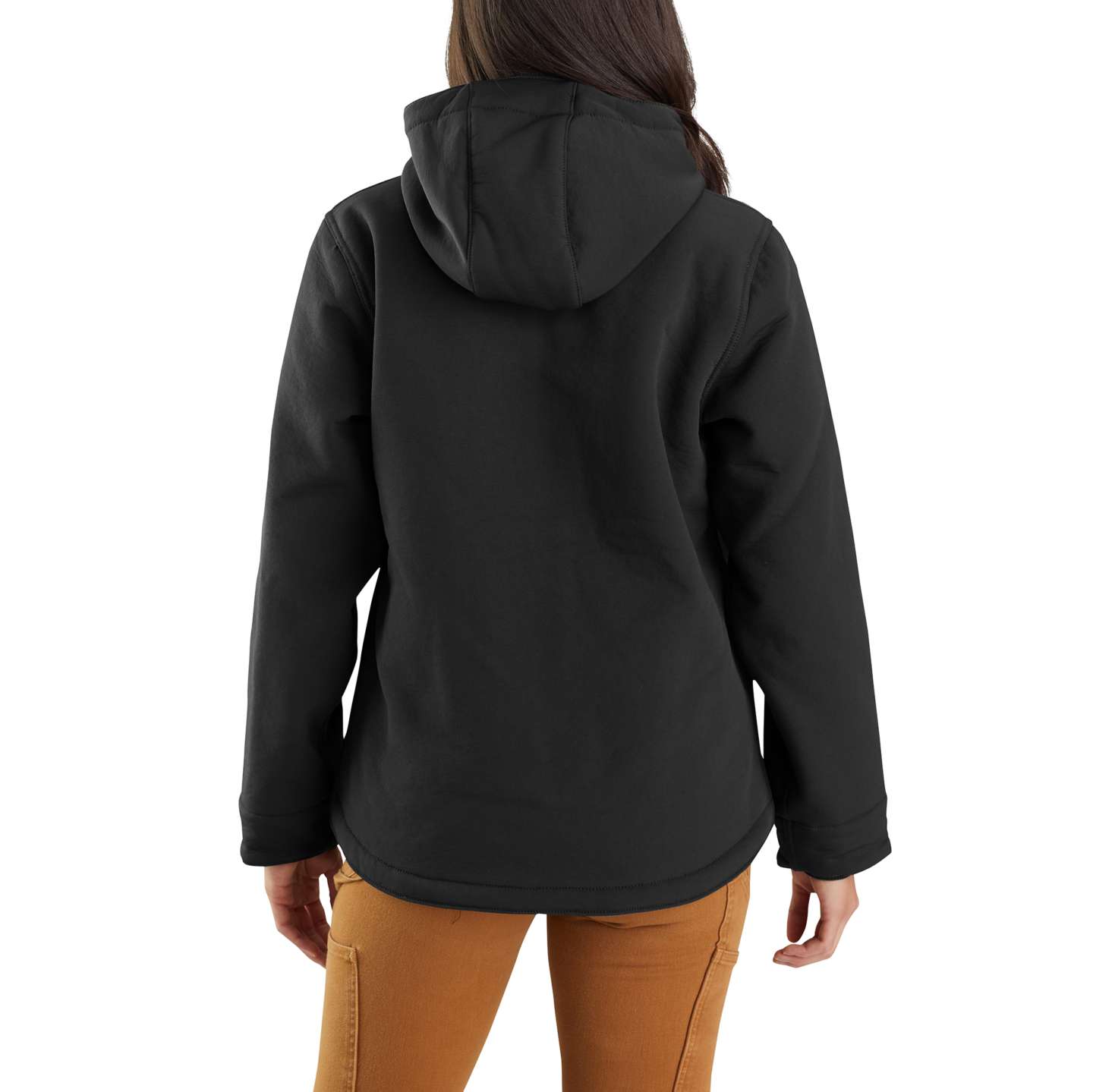 Женская куртка Carhartt Super Dux™ Relaxed Fit Sherpa-Lined Jacket - 2 Warmer Rating, цвет: Чёрный — фото 2