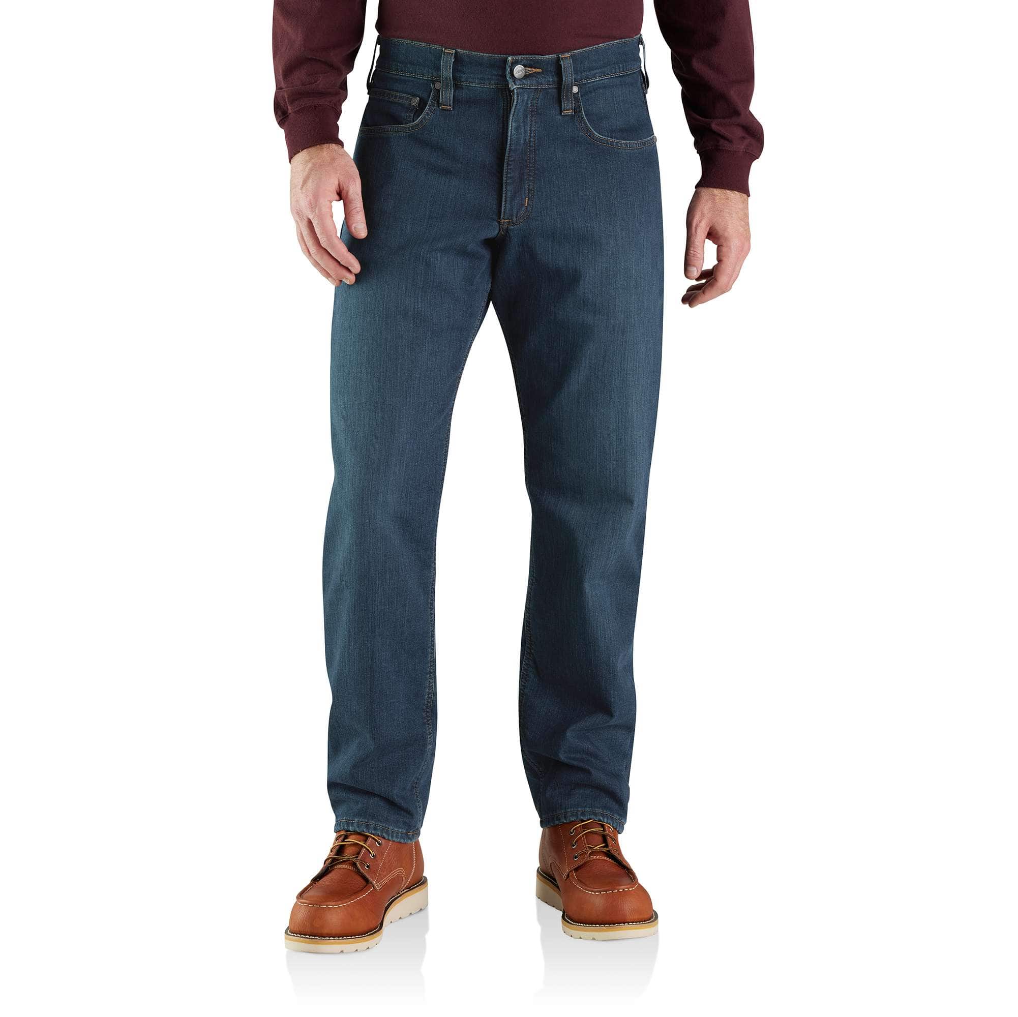 Rugged Flex® Relaxed Fit Fleece-Lined 5-Pocket Jean