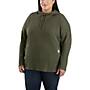 Additional thumbnail 2 of Women's Relaxed Fit Heavyweight Long-Sleeve Hooded Thermal Shirt