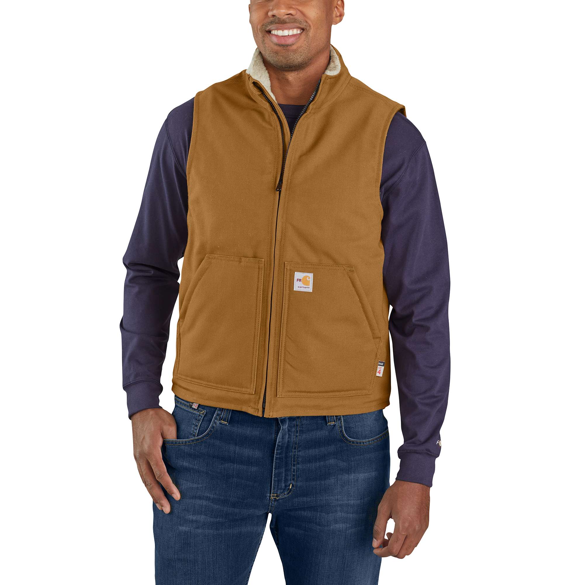 Grey carhartt clearance vest