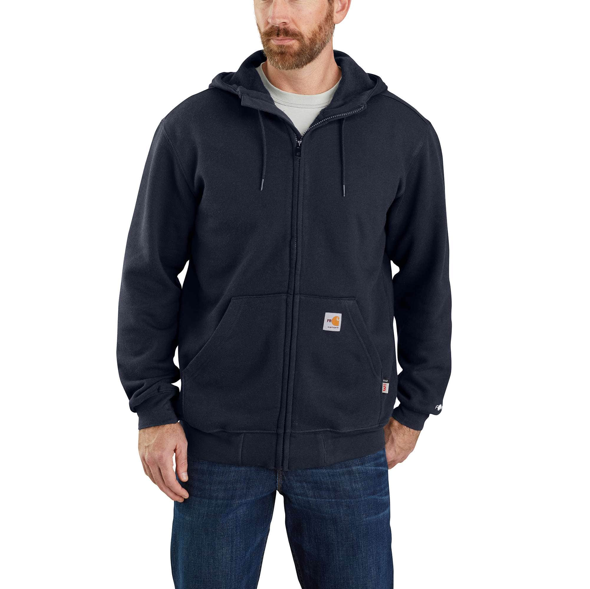 Additional thumbnail 1 of Flame-Resistant Carhartt Force® Loose Fit Midweight Hooded Zip Front Sweatshirt