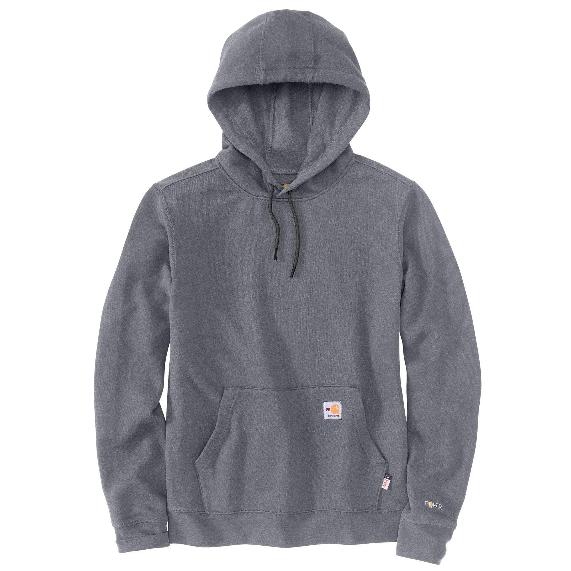 Additional thumbnail 1 of Flame-Resistant Carhartt Force® Loose Fit Midweight Hooded Sweatshirt