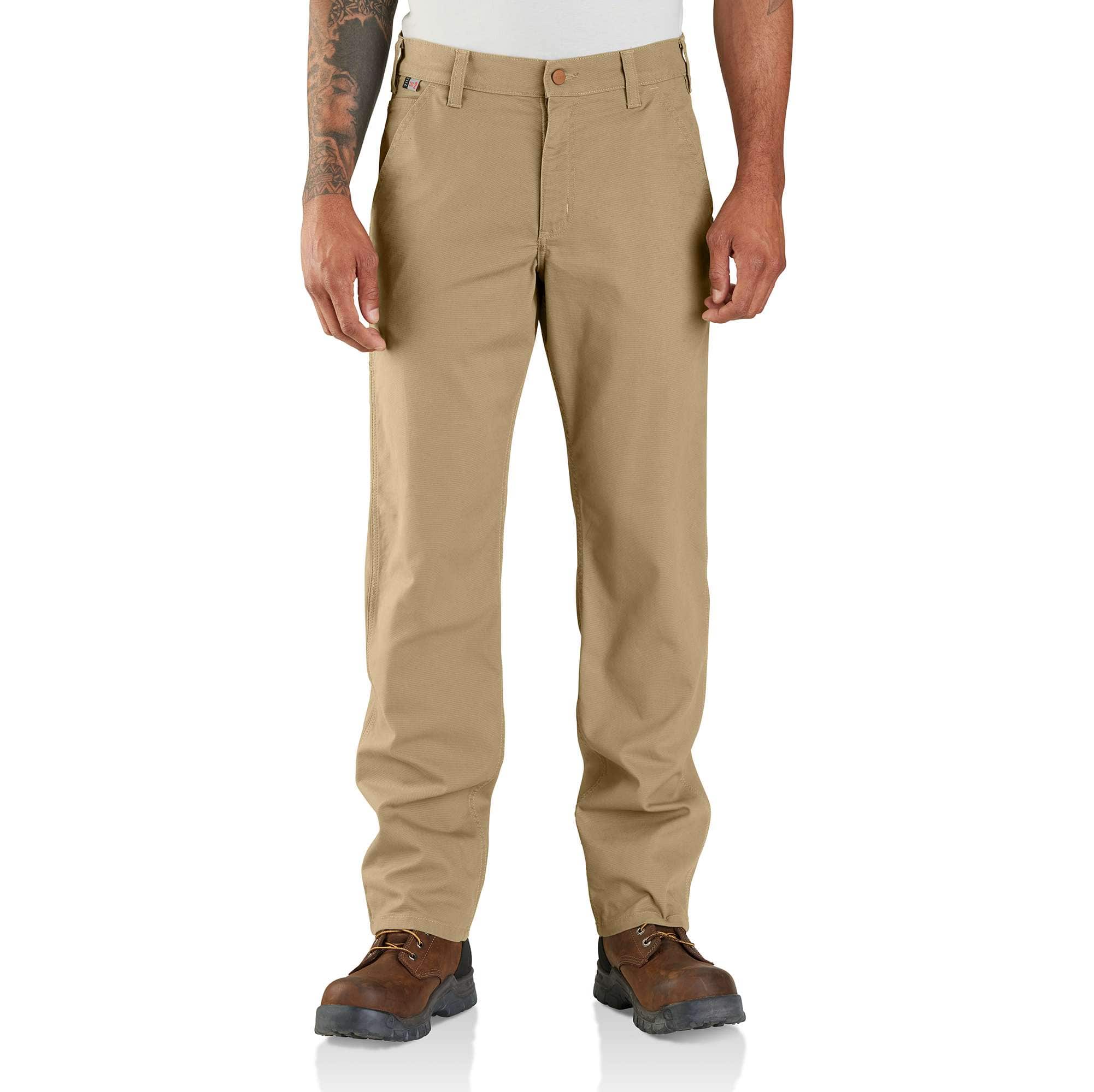  Carhartt Men's Flame Resistant Cargo Pant,Golden Khaki,31 x 32:  Work Utility Pants: Clothing, Shoes & Jewelry