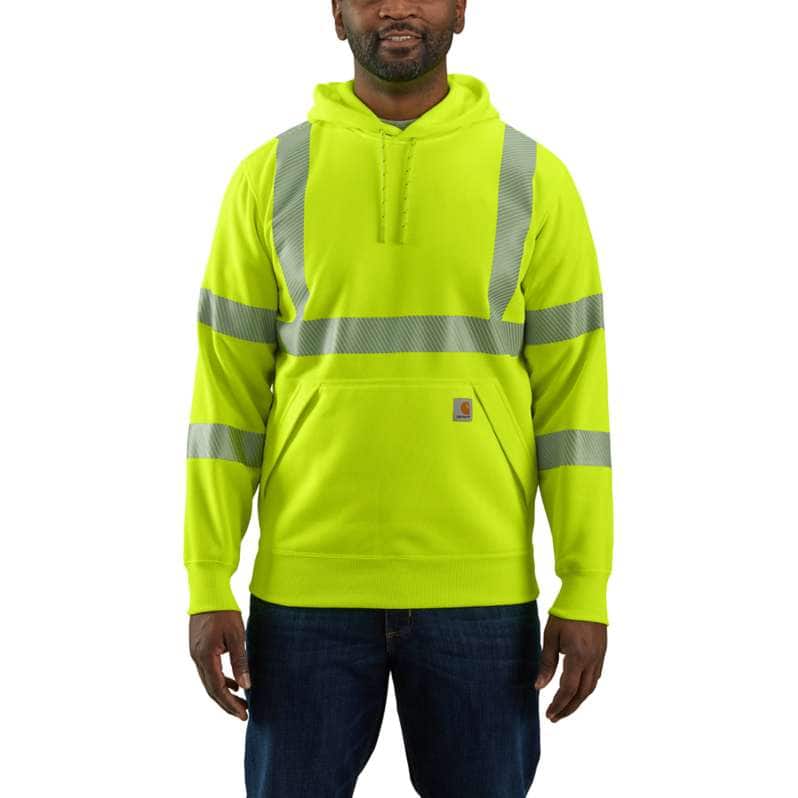 Carhartt  Brite Lime High-Visibility Loose Fit Midweight Class 3 Sweatshirt