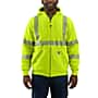 Additional thumbnail 1 of High-Visibility Loose Fit Midweight Thermal-Lined Full-Zip Class 3 Sweatshirt