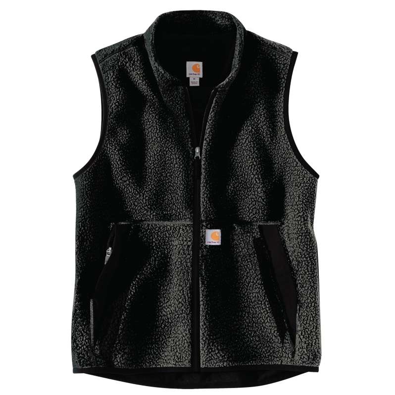 Carhartt  Granite Heather Relaxed Fit Fleece Full Zip Vest