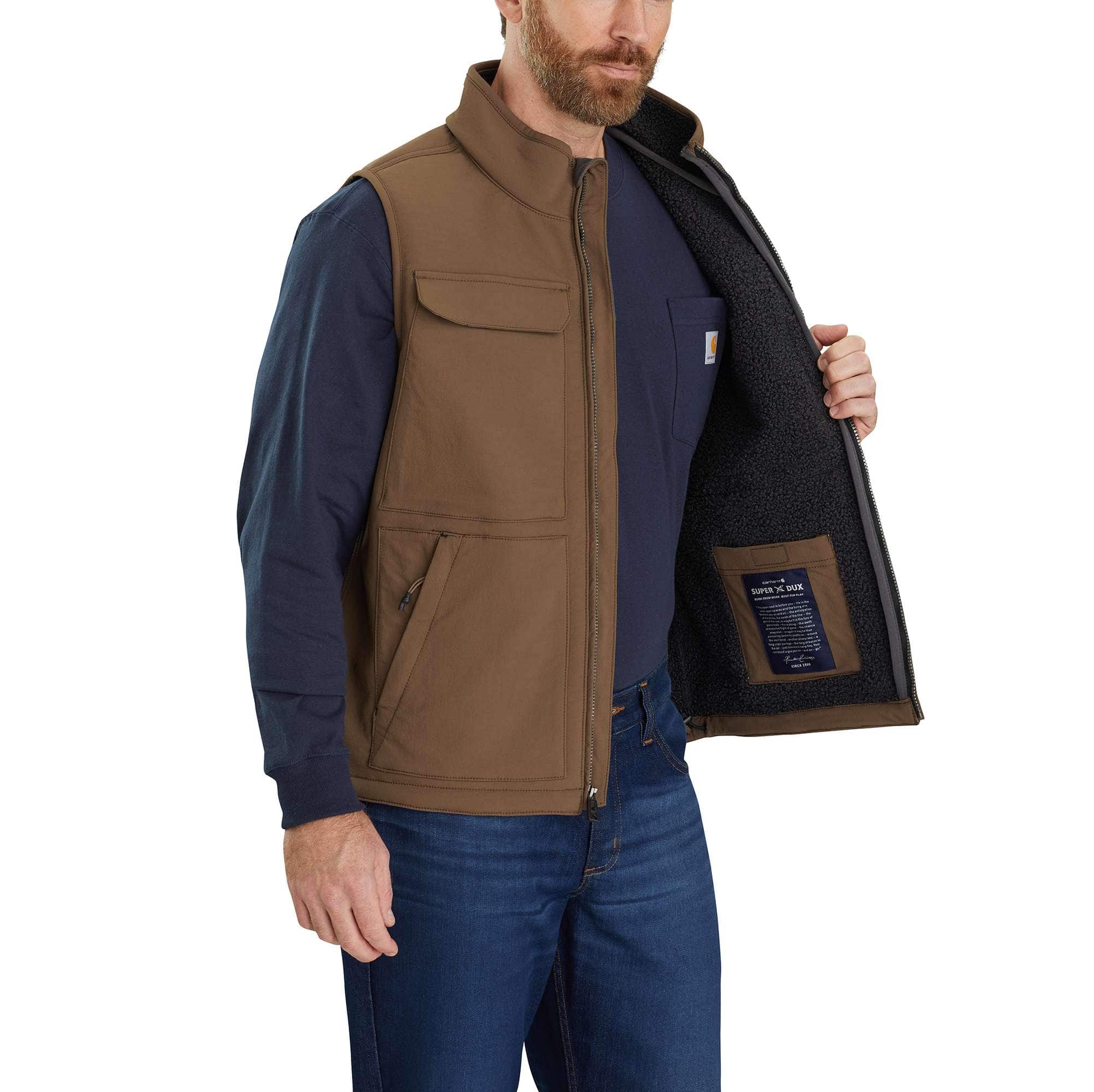 Additional thumbnail 3 of Super Dux™ Relaxed Fit Sherpa-Lined Vest