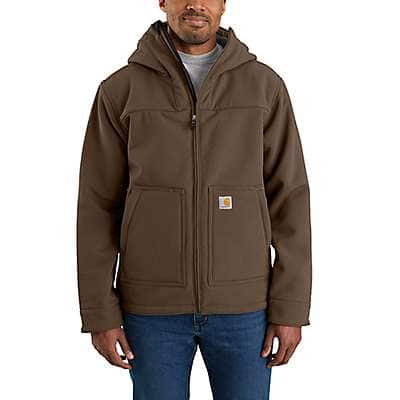 Carhartt Men's Coffee Super Dux™ Relaxed Fit Sherpa-Lined Active Jac