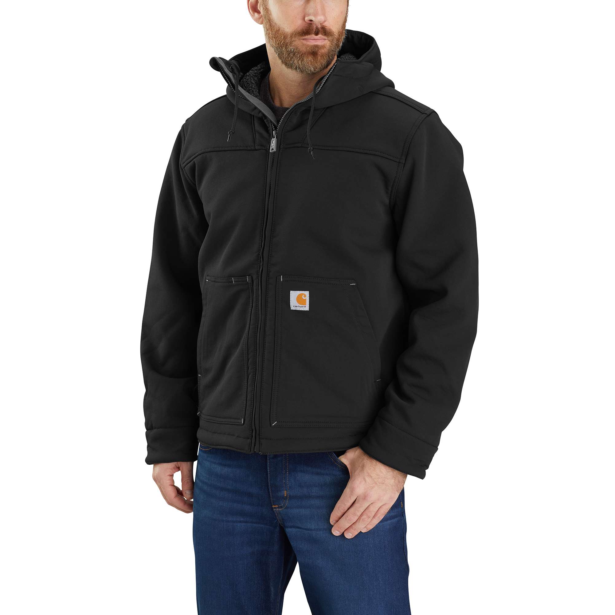 Carhartt Relaxed Denim Sherpa Lined Jacket - Chaqueta sport Hombre, Envío  gratuito