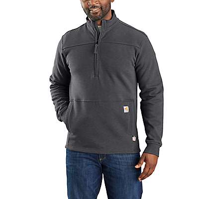 Carhartt Men's Shadow Flame-Resistant Rain Defender® Relaxed Fit Mock-Neck Fleece Pullover