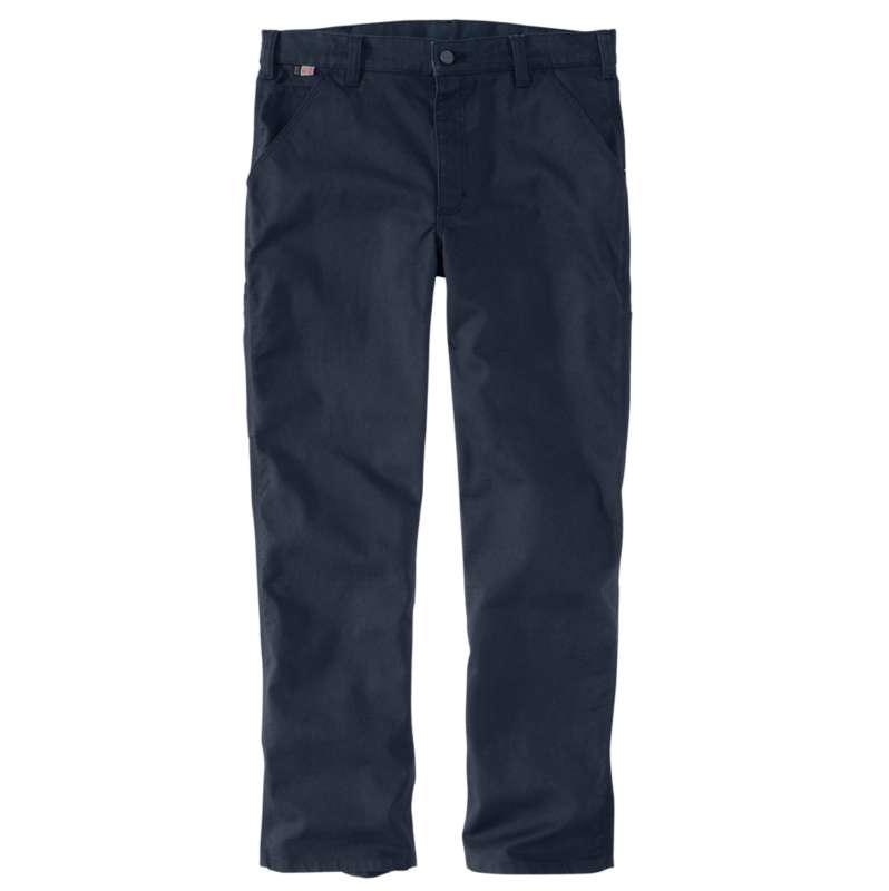 Carhartt  Navy Flame Resistant Rugged Flex® Relaxed Fit Duck Utility Work Pant