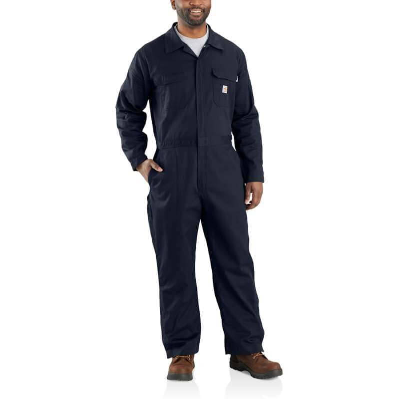 Flame-Resistant Quick Duck® Bib Overall/Quilt-Lined