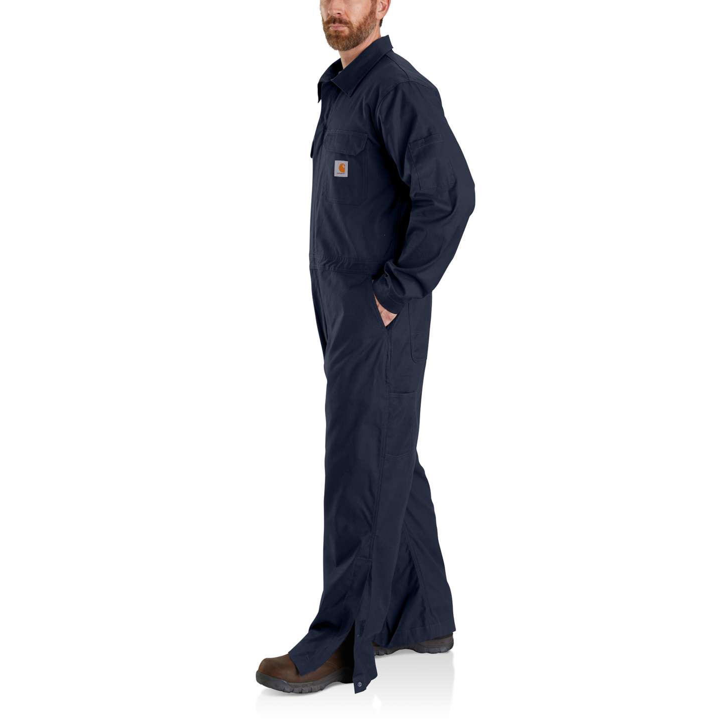 Мужской комбинезон Carhartt Rigby Coverall, цвет: Тёмно-синий — фото 4