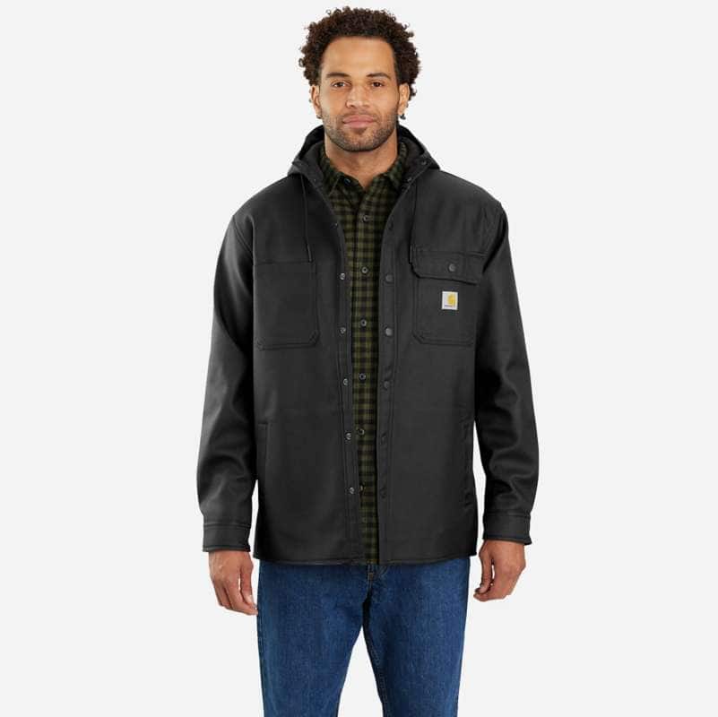 Rugged Flex® Relaxed Fit Canvas Fleece-Lined Shirt Jac