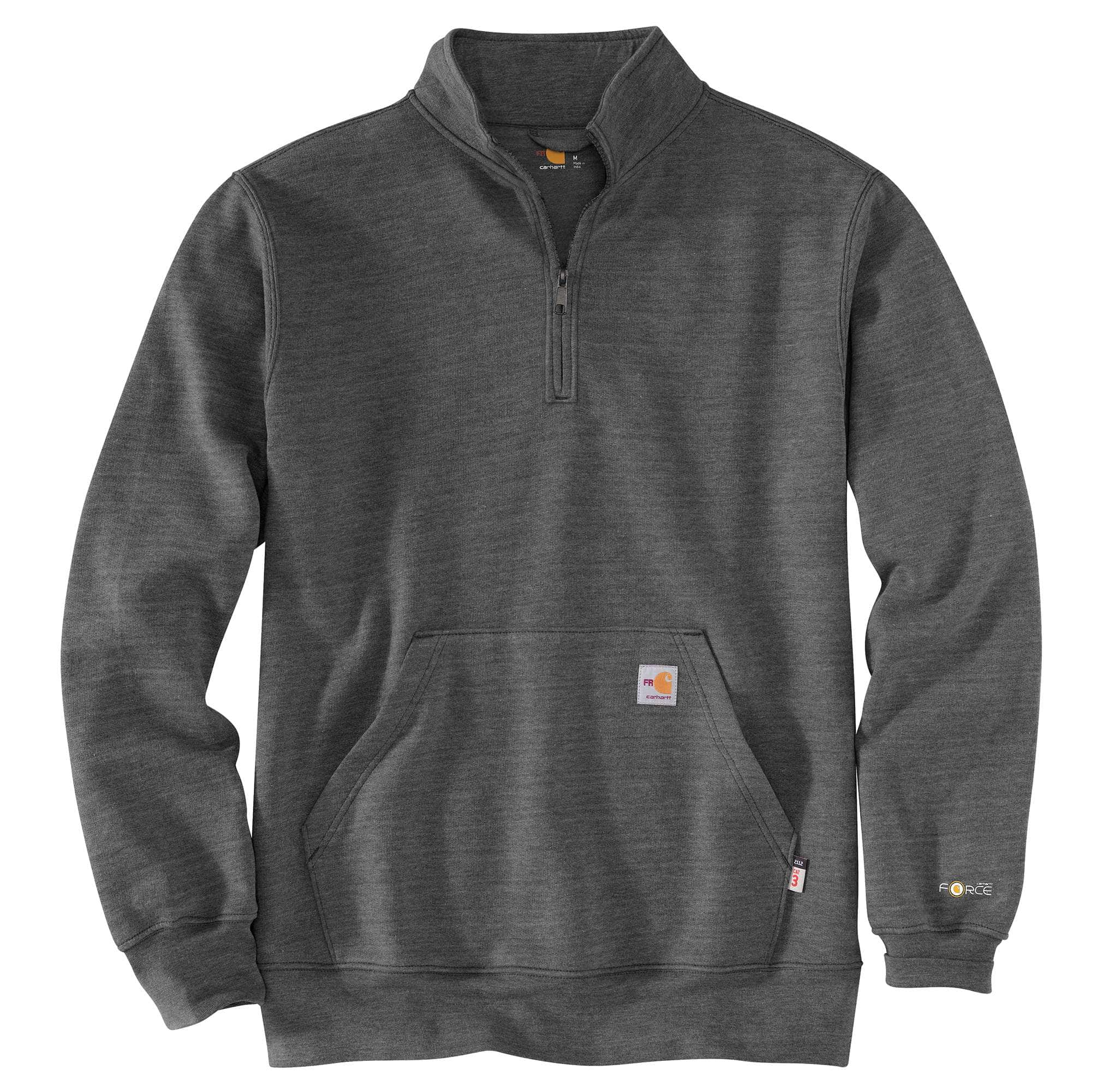 TS5028 M FR Frce Lse Fit MW QZip Swtsht-Carhartt