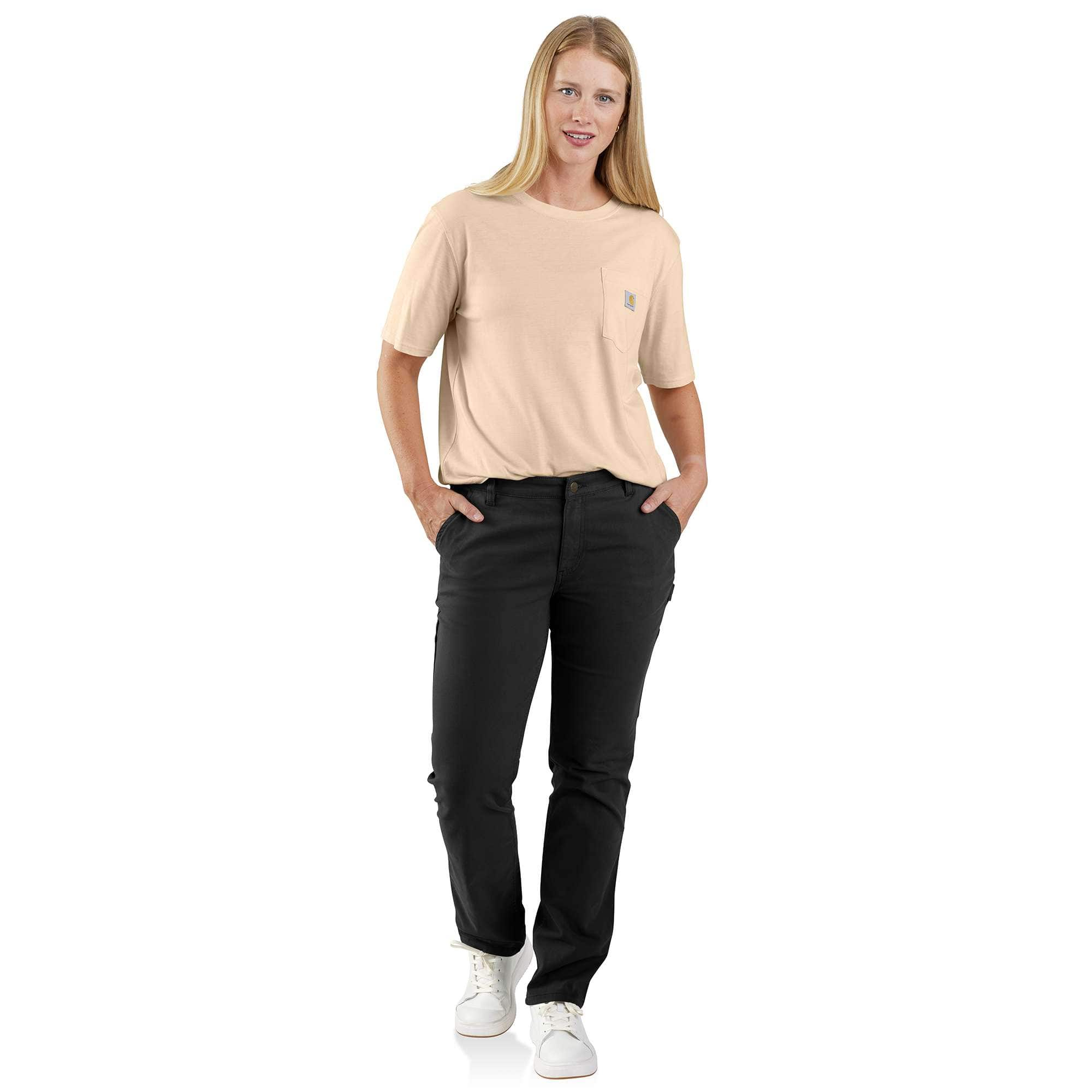 Women's Canvas Work Pant - Relaxed Fit Rugged Flex®