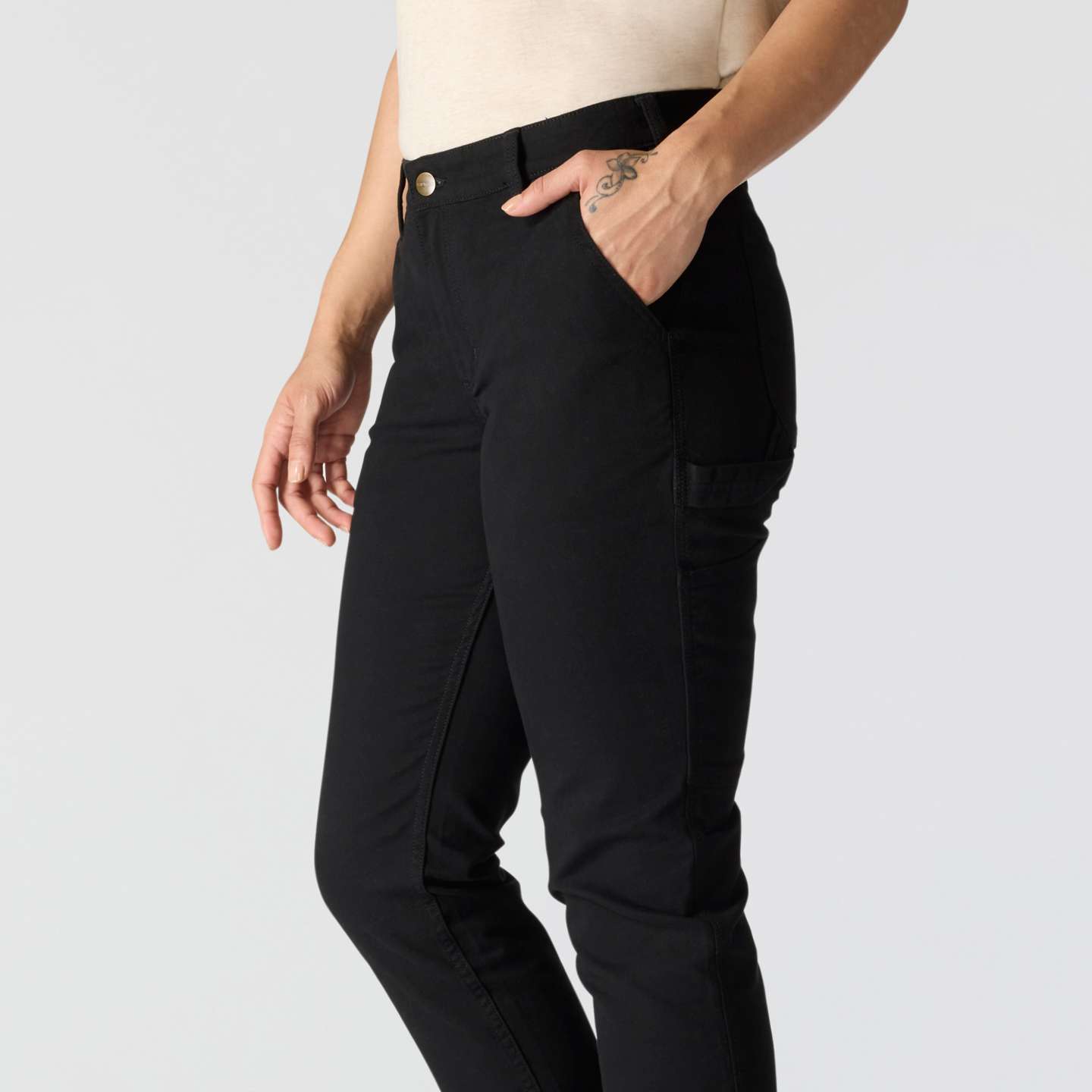 Женские брюки Carhartt Essential Ashland, цвет: Чёрный — фото 6