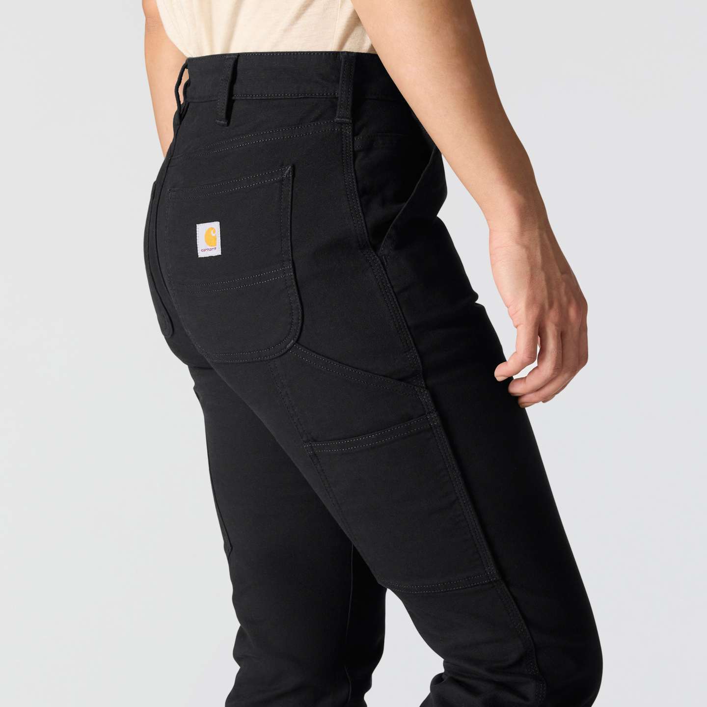 Женские брюки Carhartt Essential Ashland, цвет: Чёрный — фото 4