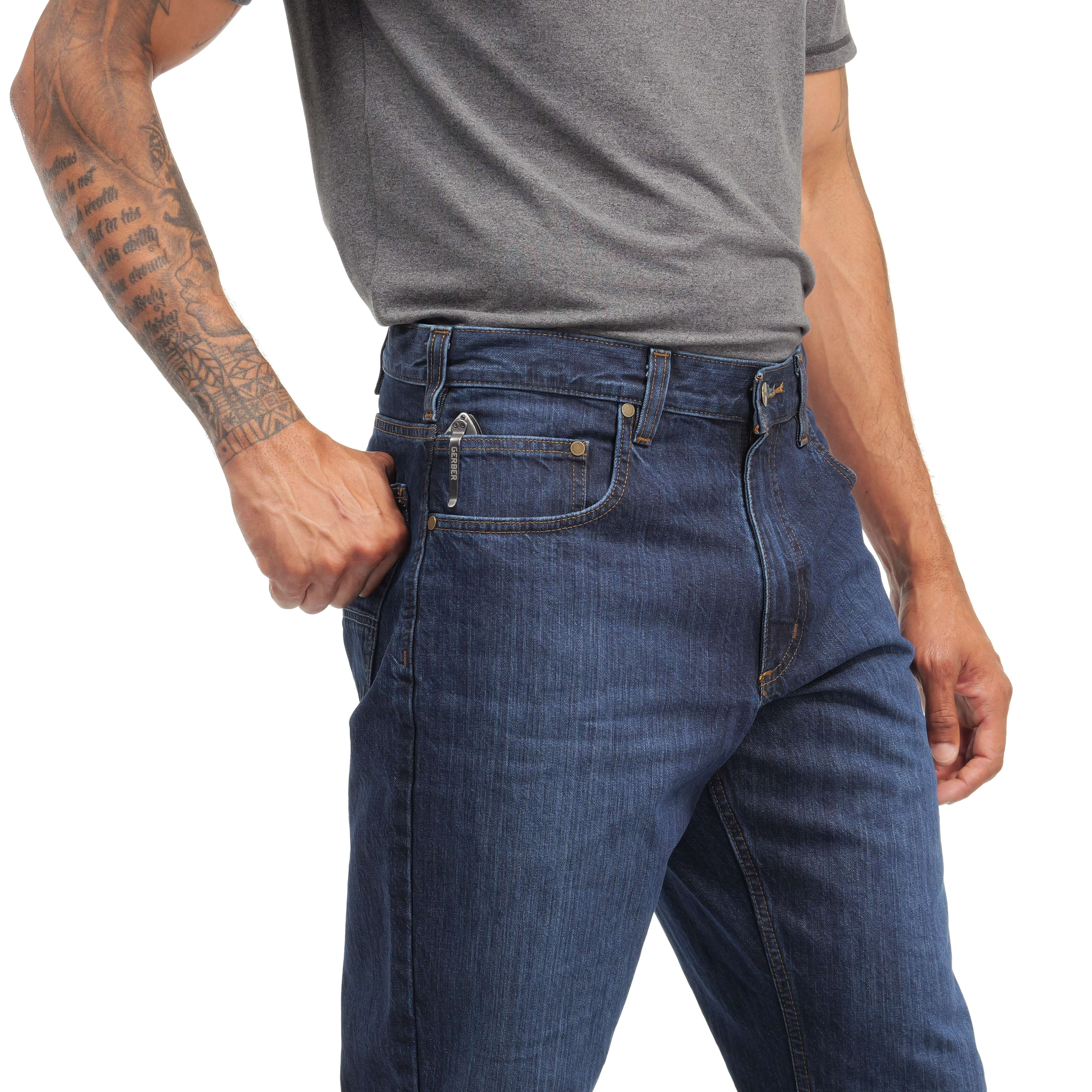 Additional thumbnail 4 of Men's Jean - Relaxed Fit - 100% Cotton Denim