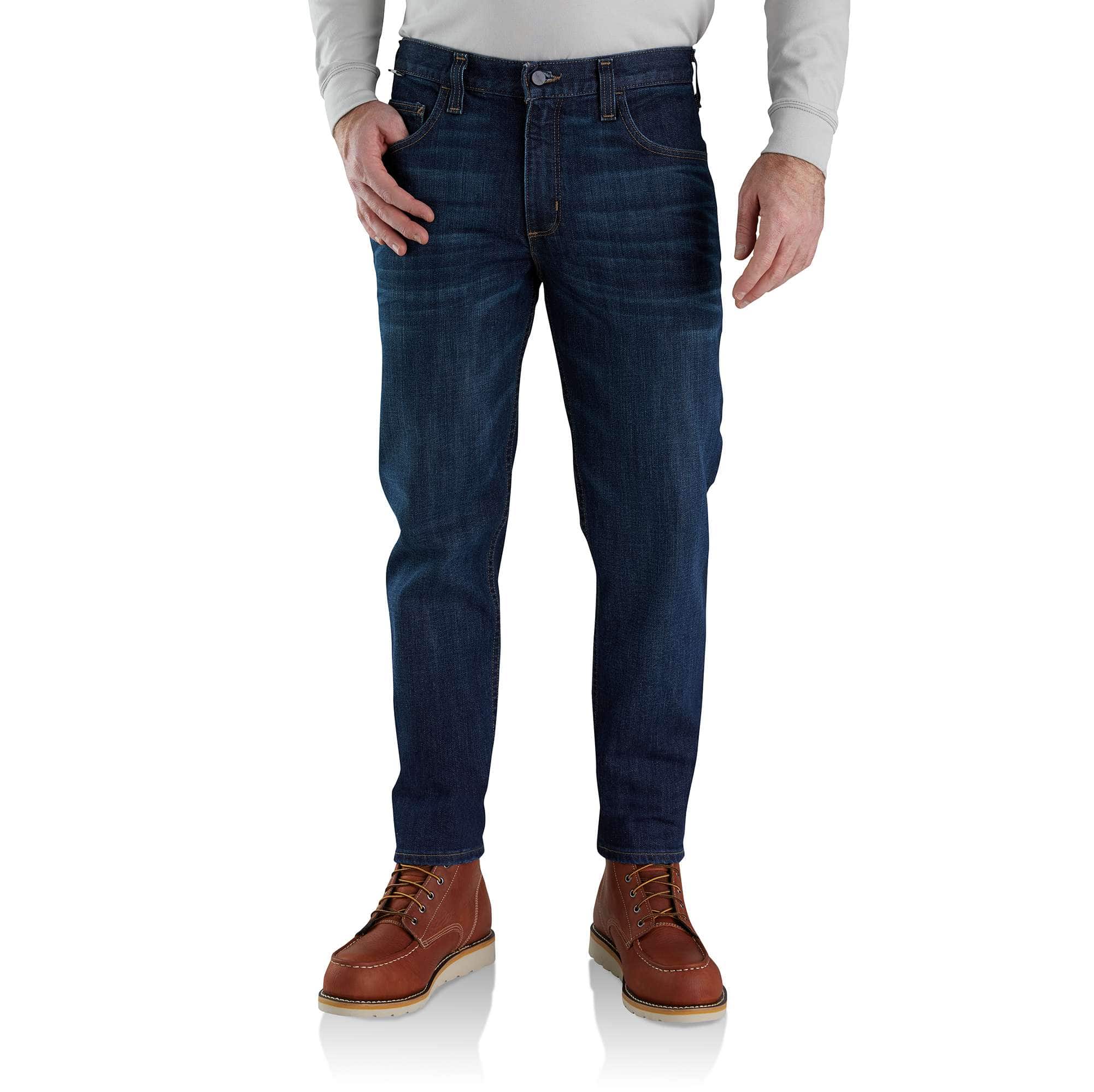 Flame Resistant  Rugged Flex® Relaxed Fit 5-Pocket Tapered Jean