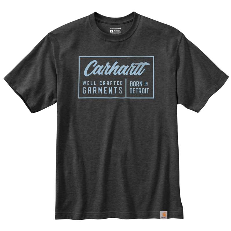 Carhartt  Carbon Heather Relaxed Fit Heavyweight Short-Sleeve Crafted Graphic T-Shirt