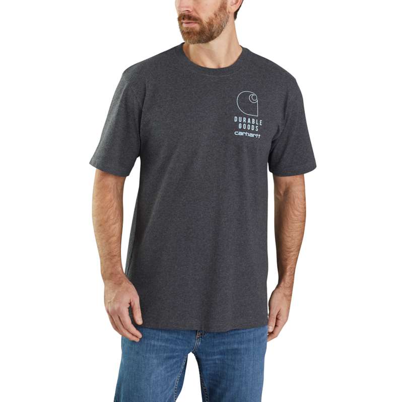 Carhartt  Carbon Heather Loose Fit Heavyweight Short-Sleeve Durable Goods Graphic T-Shirt