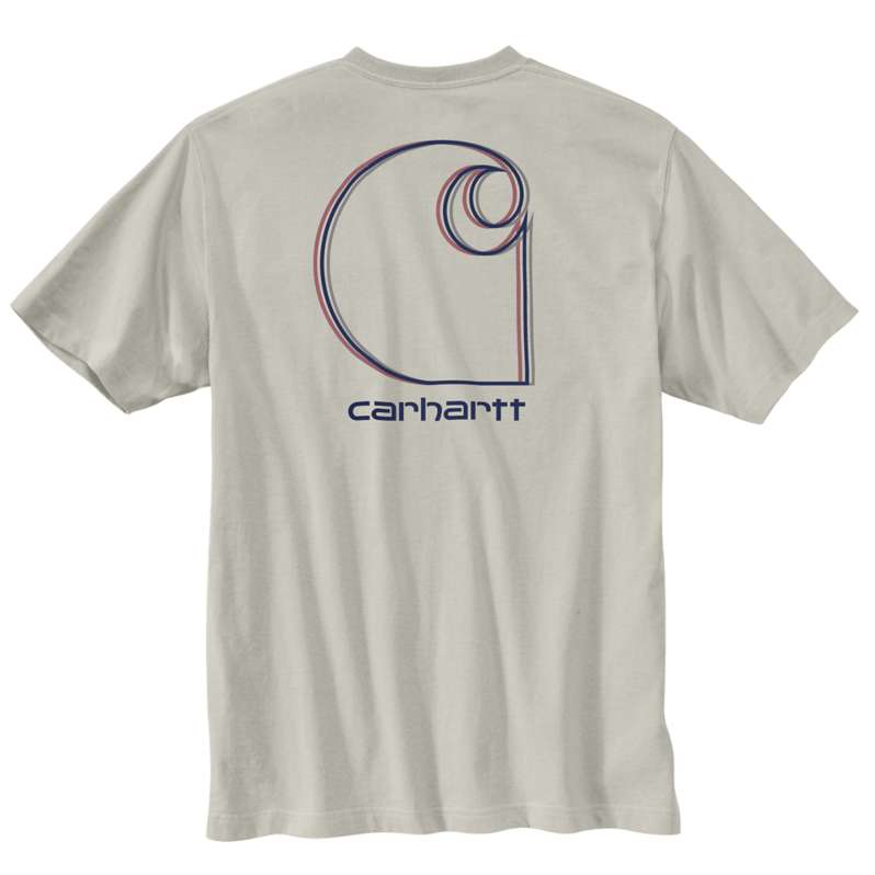 Carhartt  Malt Relaxed Fit Heavyweight Short-Sleeve Pocket Logo Graphic T-Shirt
