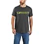 Additional thumbnail 1 of Carhartt Force® Relaxed Fit Midweight Short-Sleeve Block Logo Graphic T-Shirt