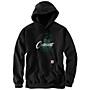 Additional thumbnail 1 of Loose Fit Midweight Hooded Shamrock Graphic Sweatshirt