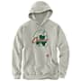 Additional thumbnail 1 of Loose Fit Midweight Hooded Shamrock Graphic Sweatshirt