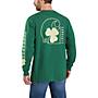 Additional thumbnail 3 of Loose Fit Heavyweight Long-Sleeve Shamrock Graphic T-Shirt